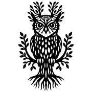 Owl Tree DXF File – CNC Cutting Design | ABOWL299