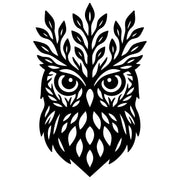 Owl Tree Head DXF File – CNC Cutting Design | ABOWL157