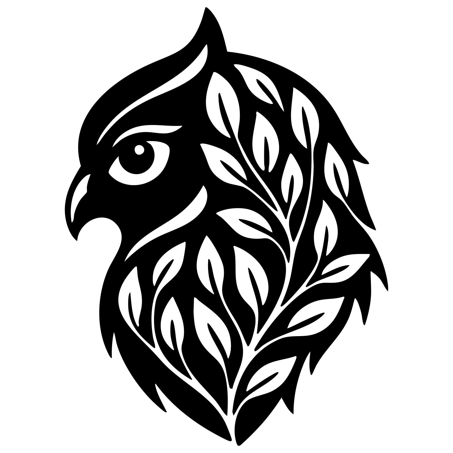 Owl Tree Head DXF File – CNC Cutting Design | ABOWL166
