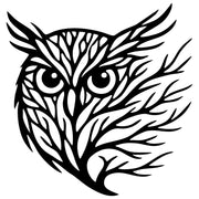Owl Tree Head DXF File – CNC Cutting Design | ABOWL187