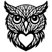 Owl Tree Head DXF File – CNC Cutting Design | ABOWL223