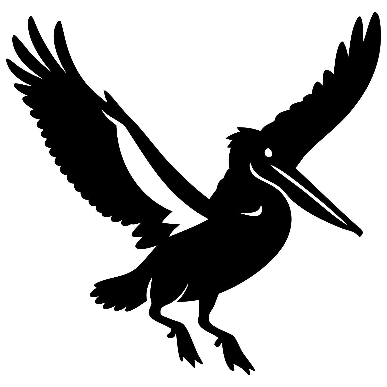 Pelican DXF File – CNC Cutting Design | ABPELICAN103