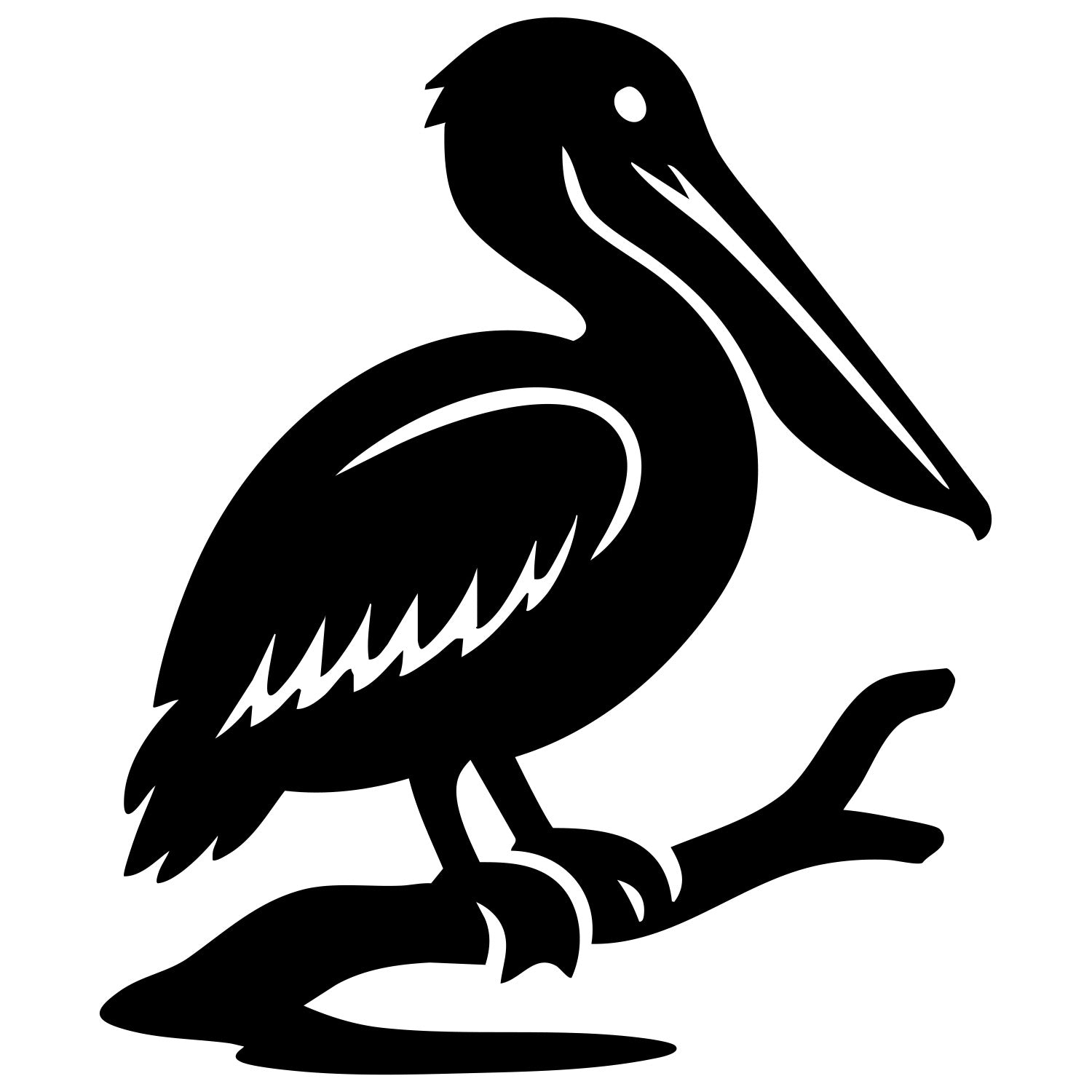 Pelican DXF File – CNC Cutting Design | ABPELICAN104