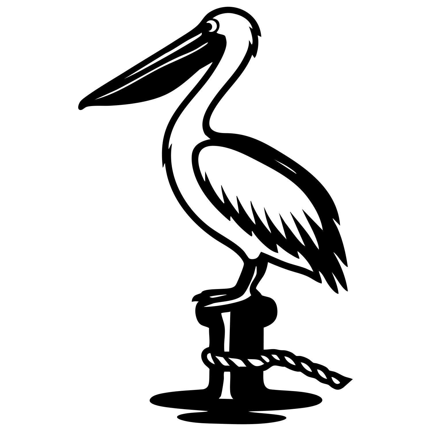 Pelican DXF File – CNC Cutting Design | ABPELICAN106