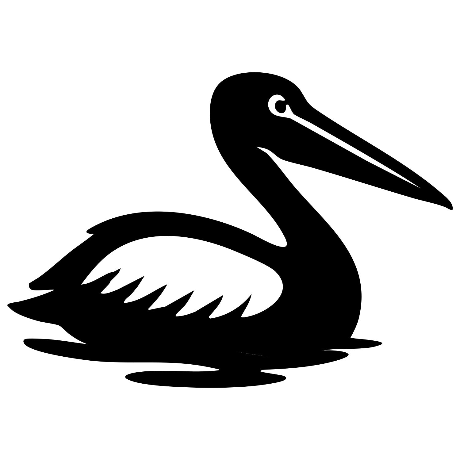 Pelican DXF File – CNC Cutting Design | ABPELICAN11