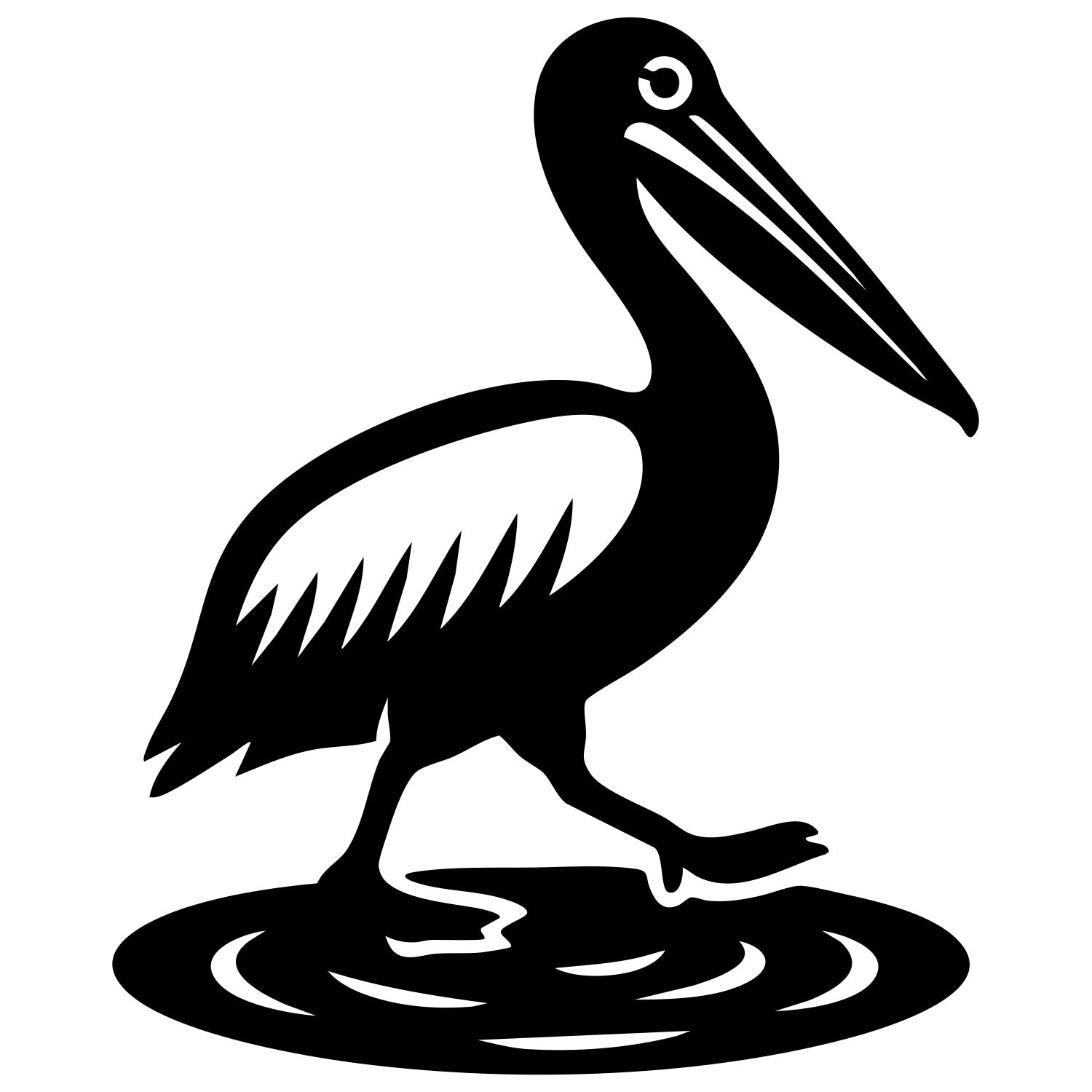 Pelican DXF File – CNC Cutting Design | ABPELICAN113