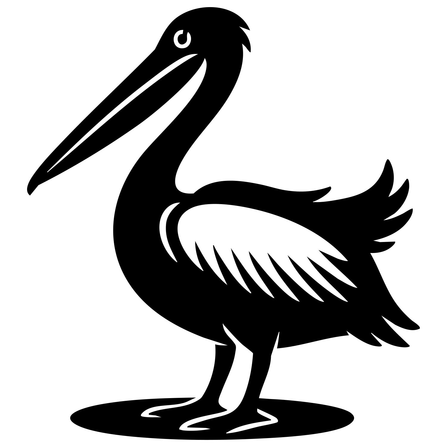 Pelican DXF File – CNC Cutting Design | ABPELICAN120