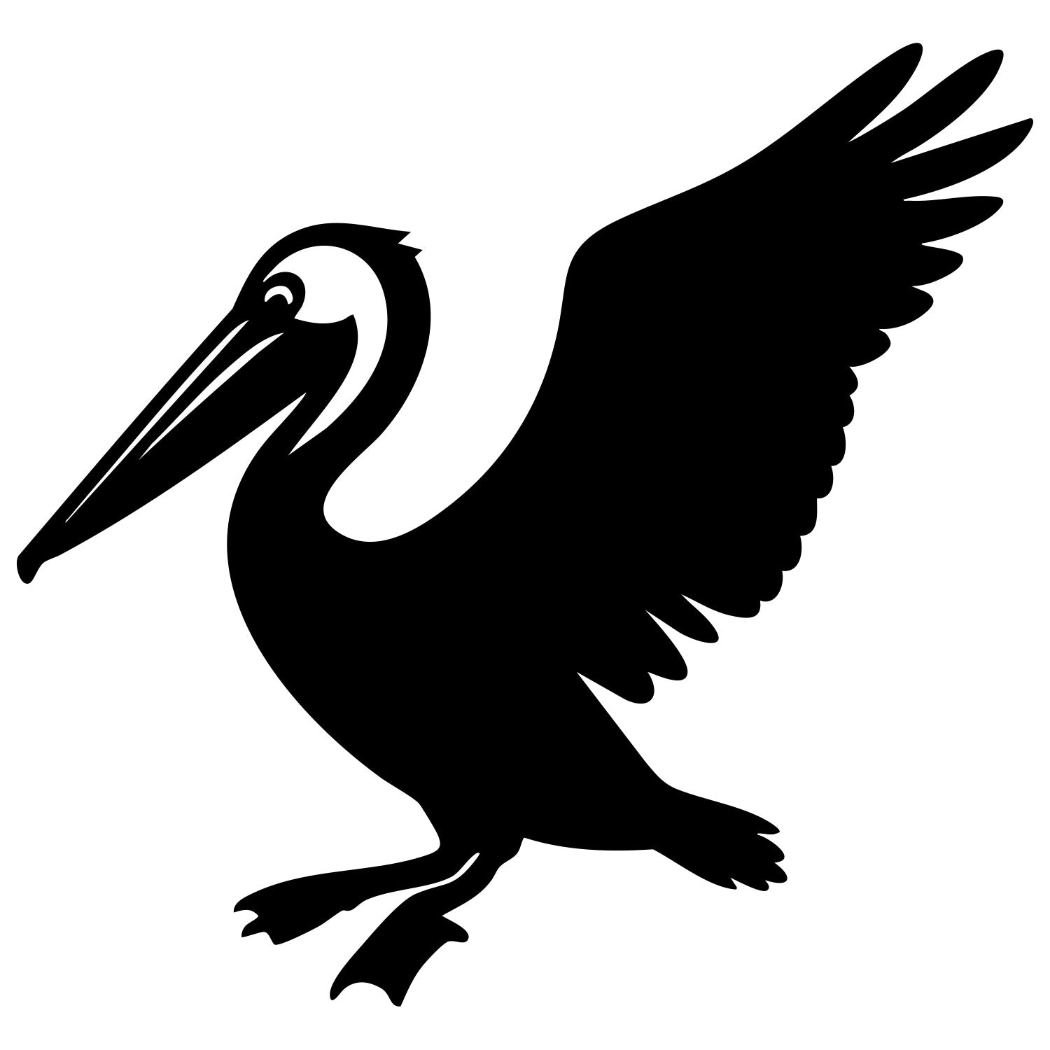 Pelican DXF File – CNC Cutting Design | ABPELICAN124