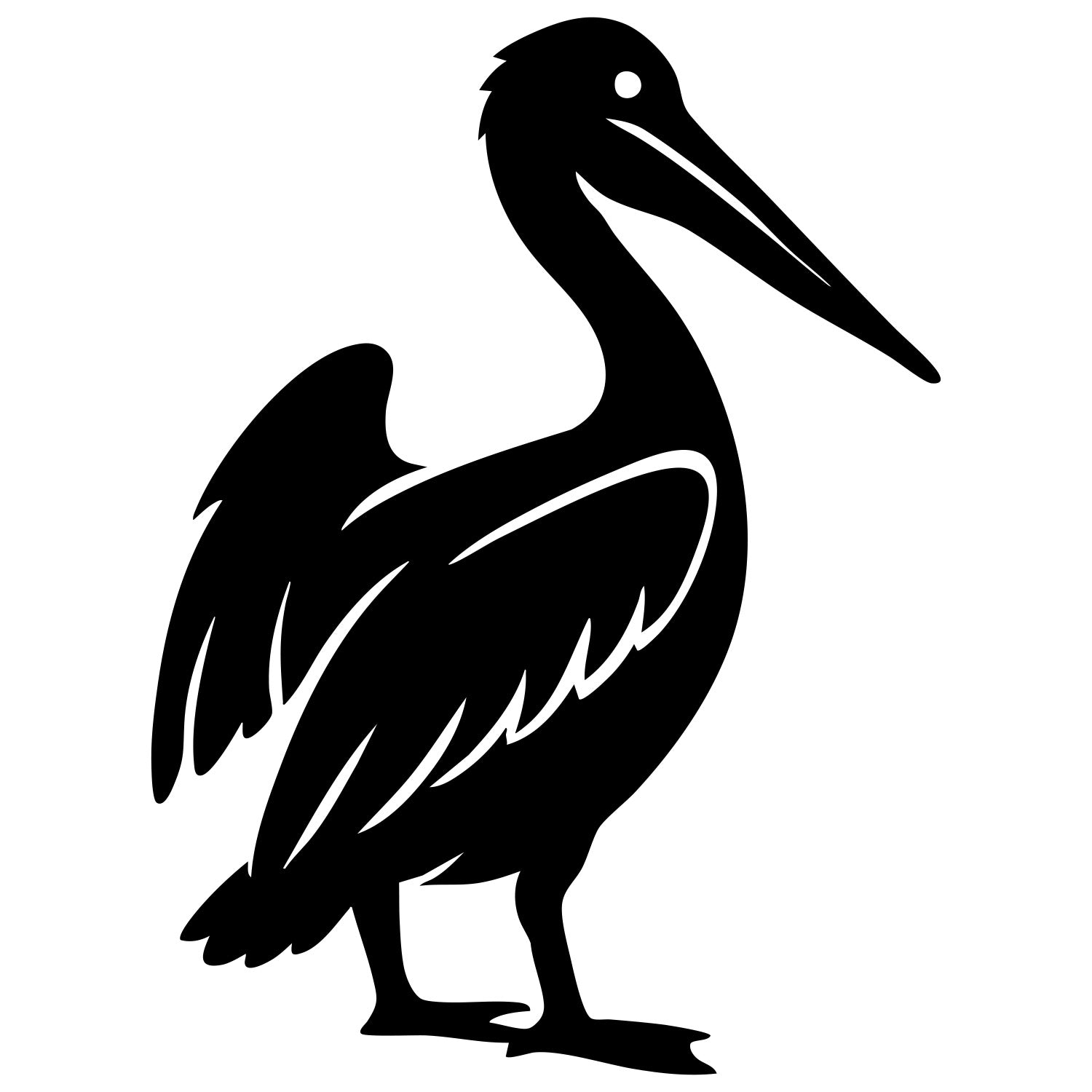 Pelican DXF File – CNC Cutting Design | ABPELICAN13