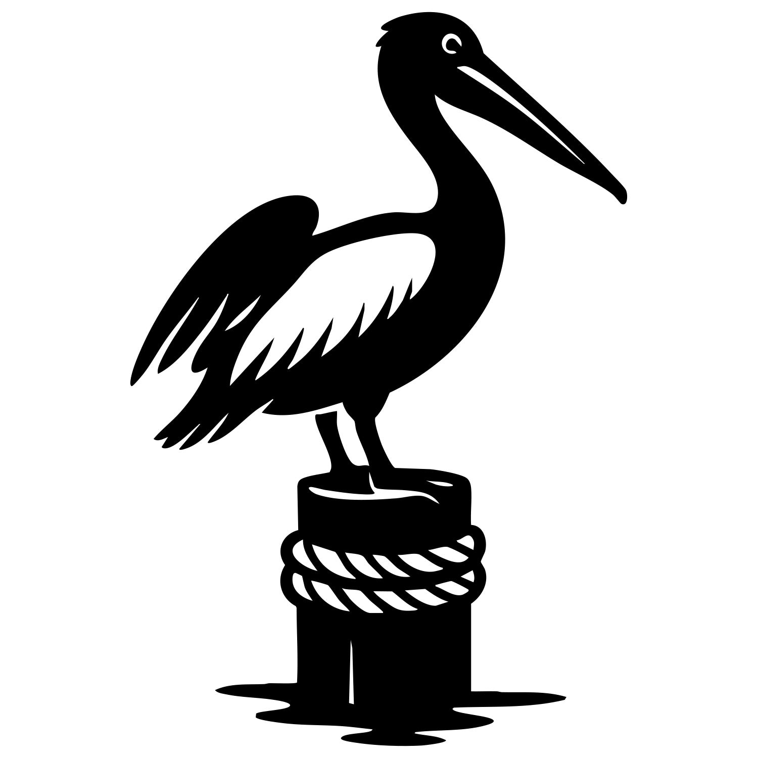 Pelican DXF File – CNC Cutting Design | ABPELICAN15