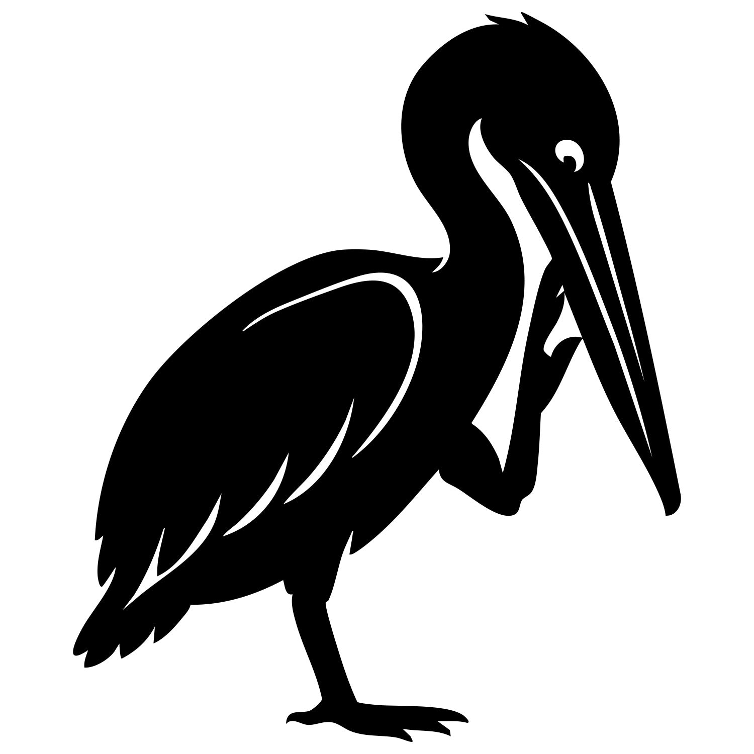 Pelican DXF File – CNC Cutting Design | ABPELICAN16