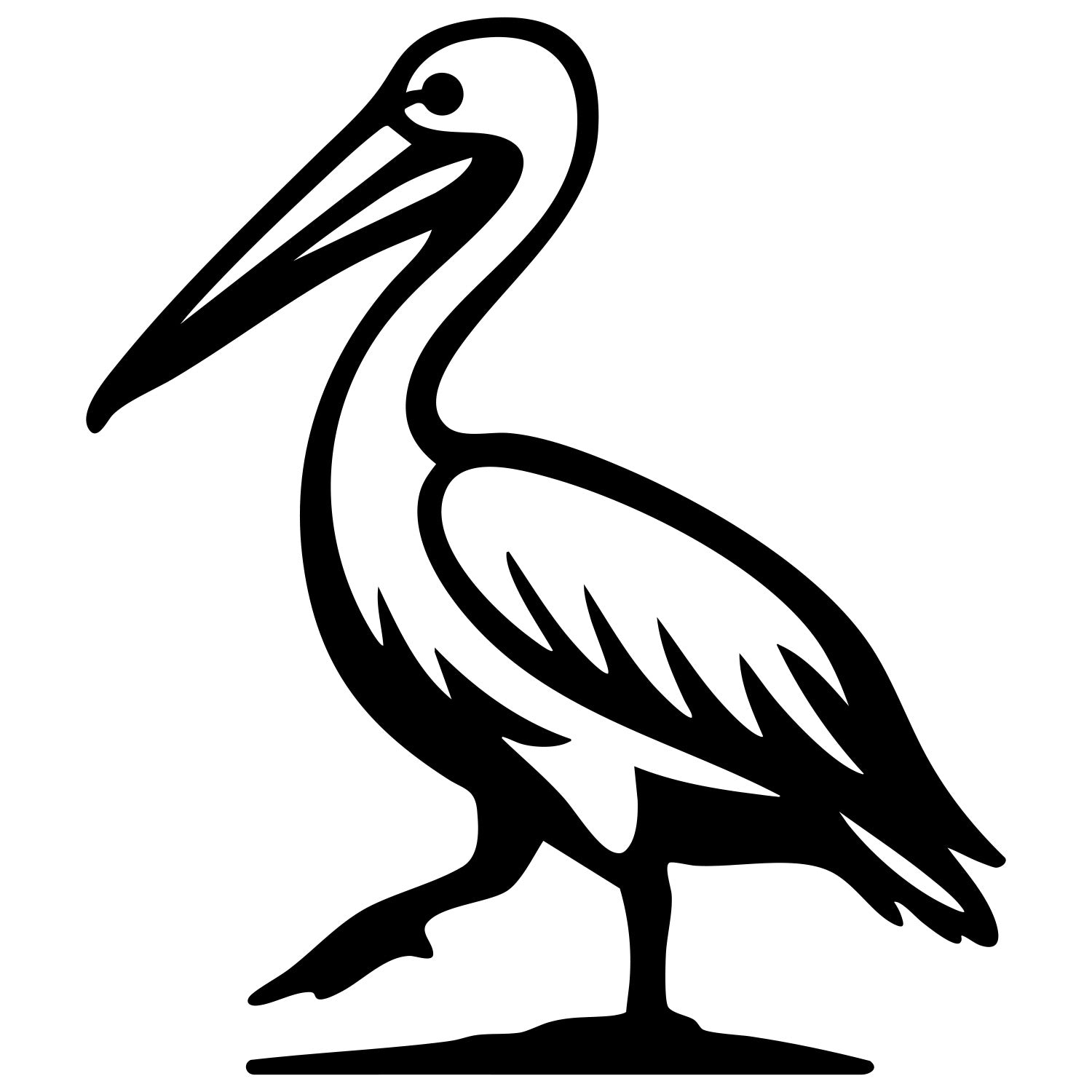 Pelican DXF File – CNC Cutting Design | ABPELICAN2