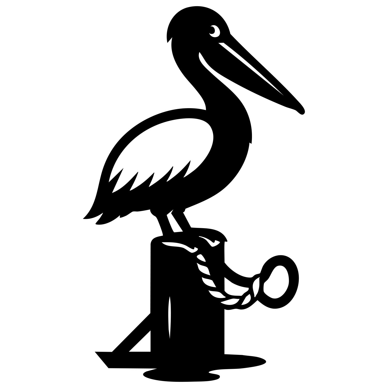 Pelican DXF File – CNC Cutting Design | ABPELICAN23