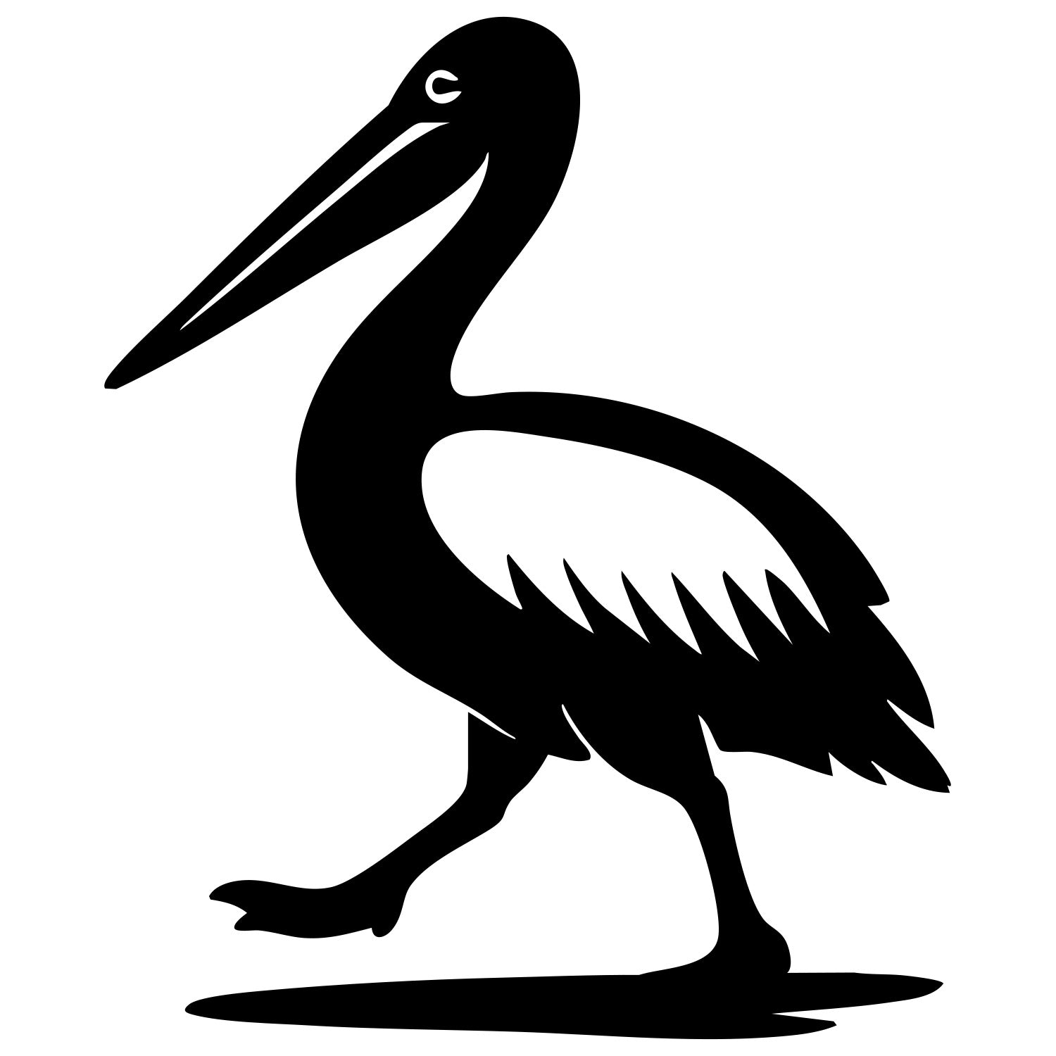 Pelican DXF File – CNC Cutting Design | ABPELICAN24