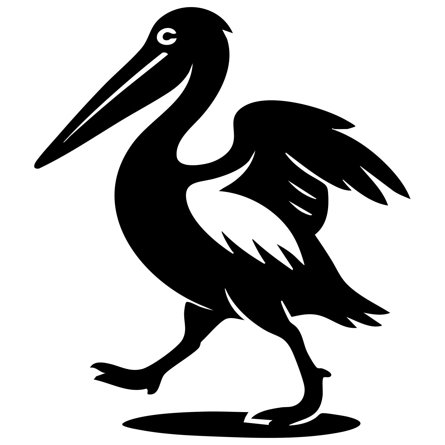 Pelican DXF File – CNC Cutting Design | ABPELICAN25