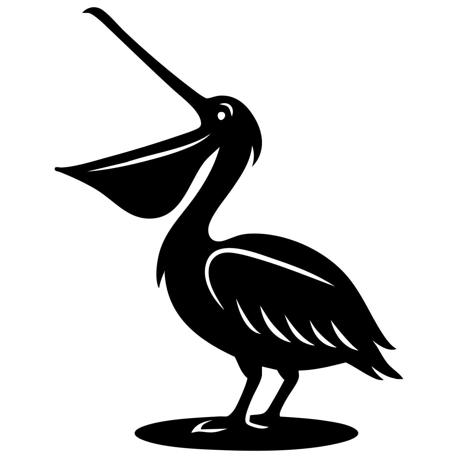 Pelican DXF File – CNC Cutting Design | ABPELICAN34