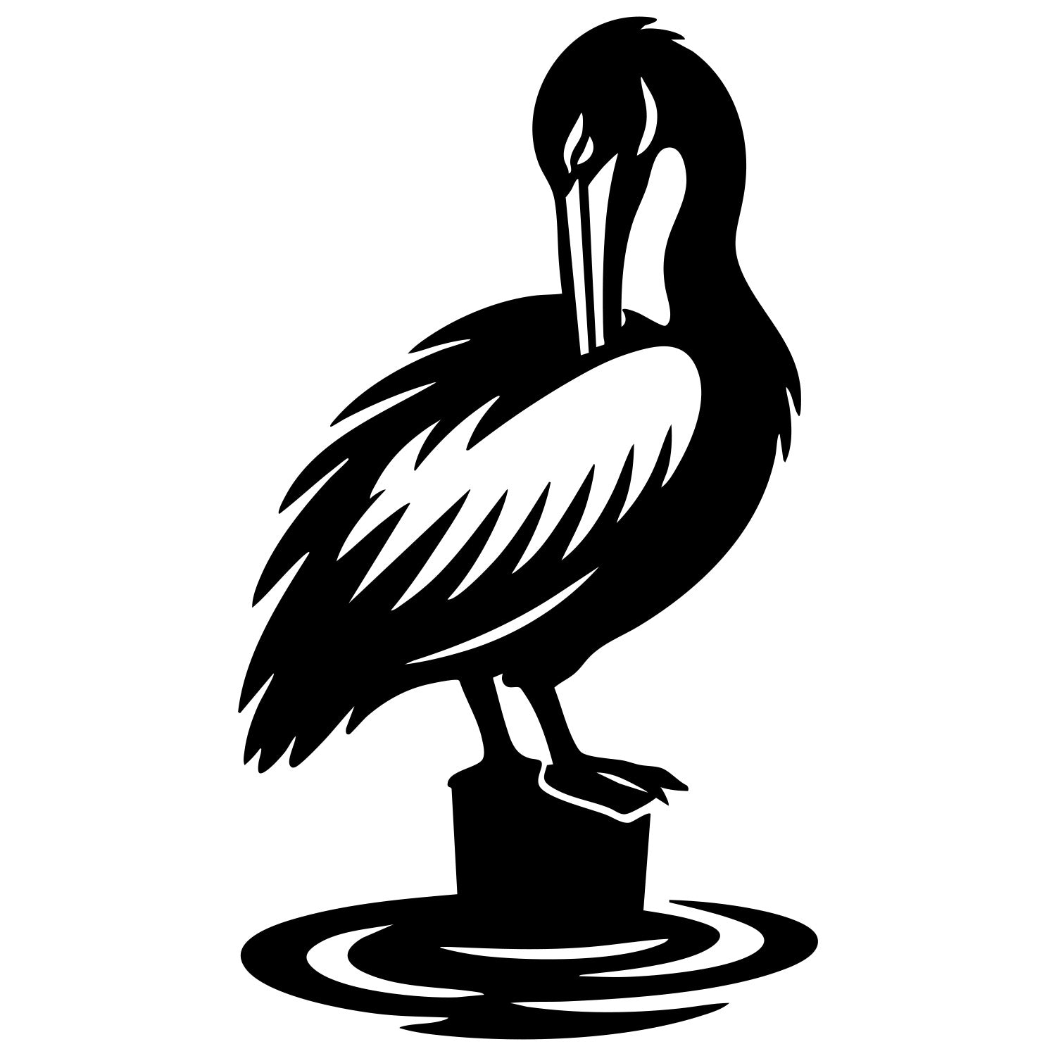 Pelican DXF File – CNC Cutting Design | ABPELICAN38