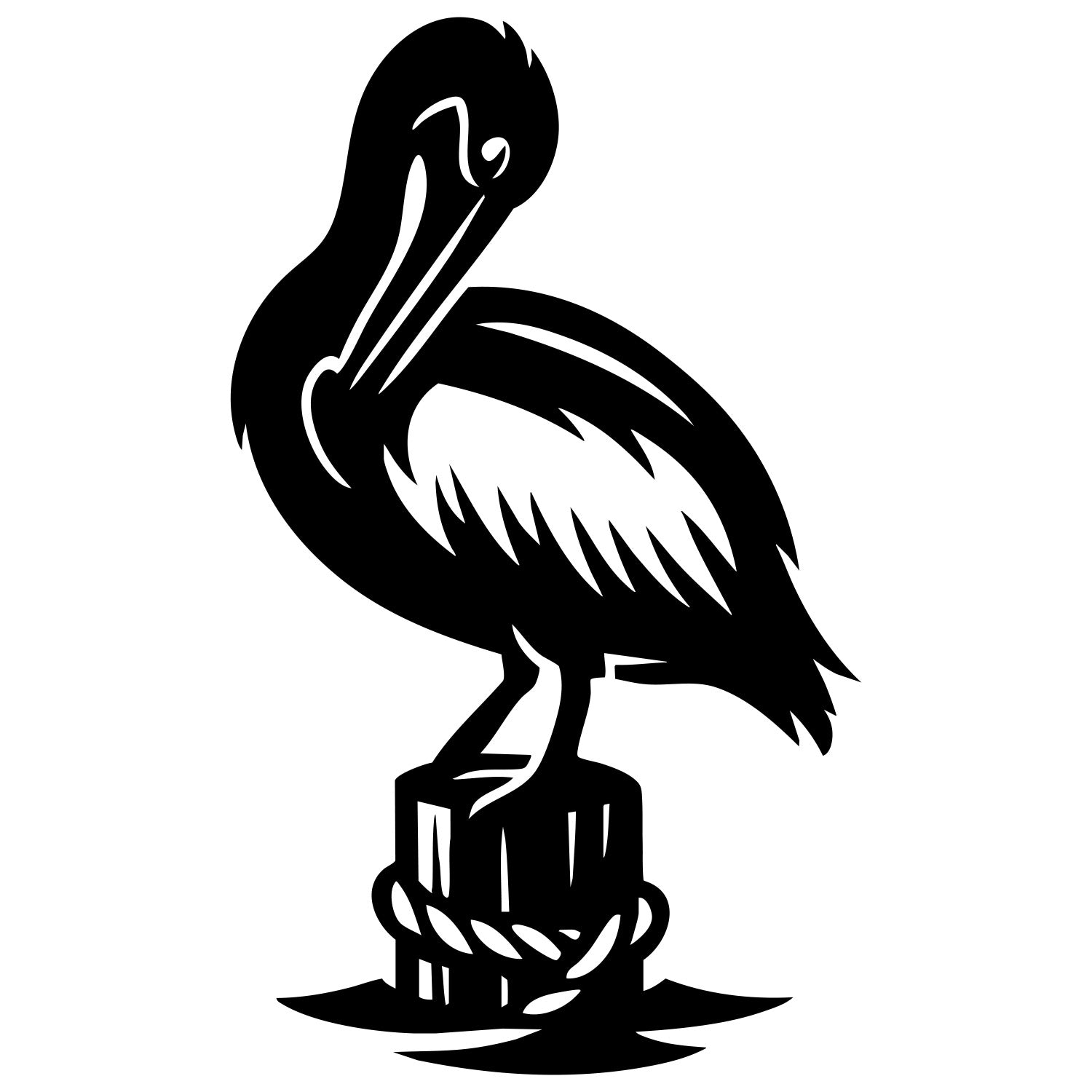 Pelican DXF File – CNC Cutting Design | ABPELICAN39