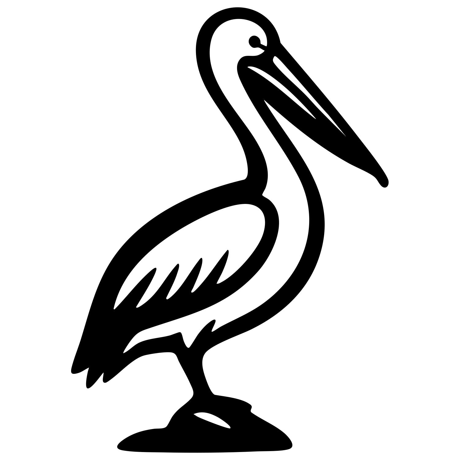 Pelican DXF File – CNC Cutting Design | ABPELICAN4