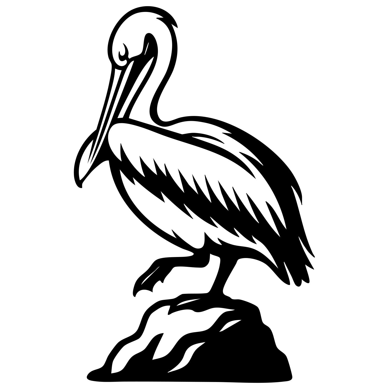 Pelican DXF File – CNC Cutting Design | ABPELICAN41