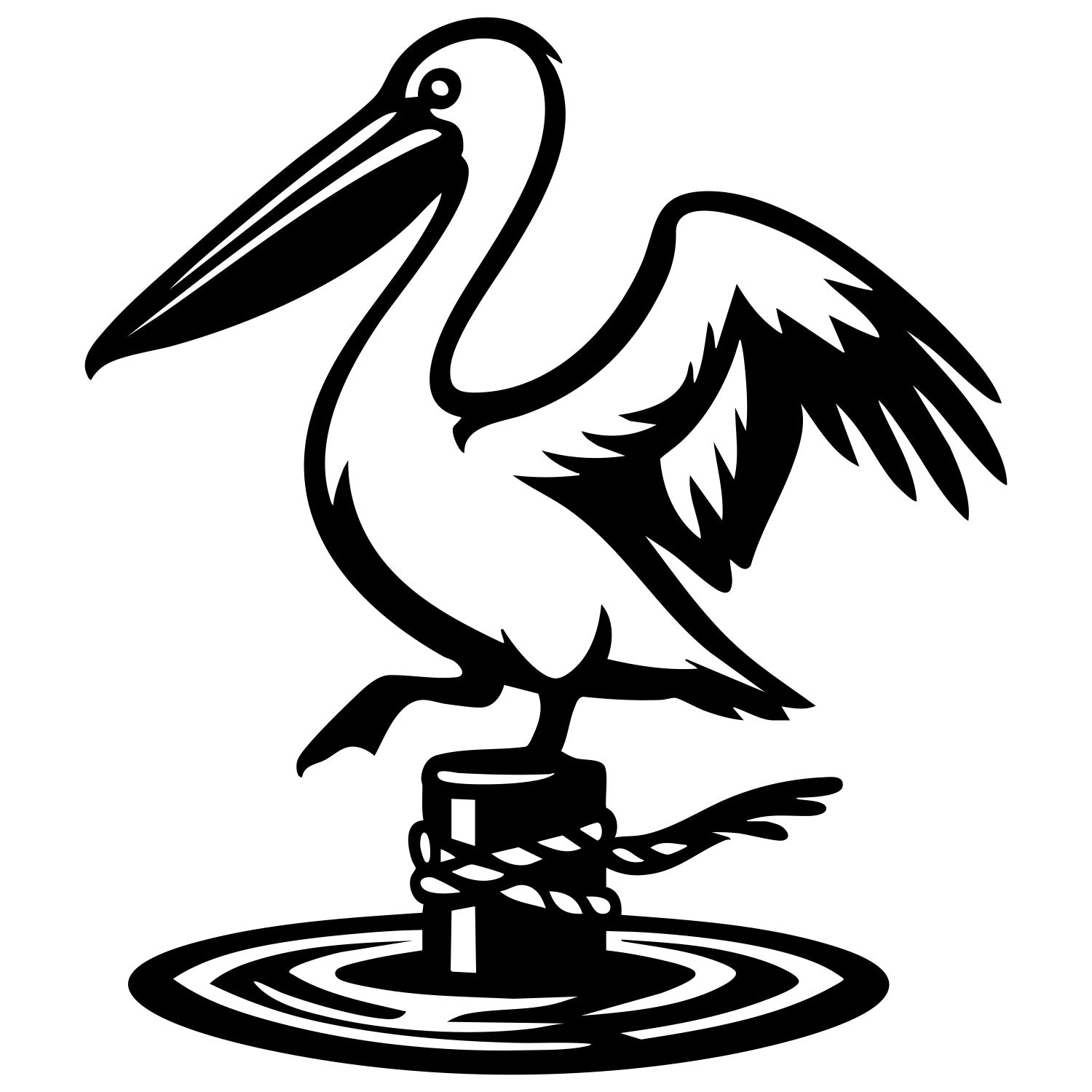 Pelican DXF File – CNC Cutting Design | ABPELICAN46