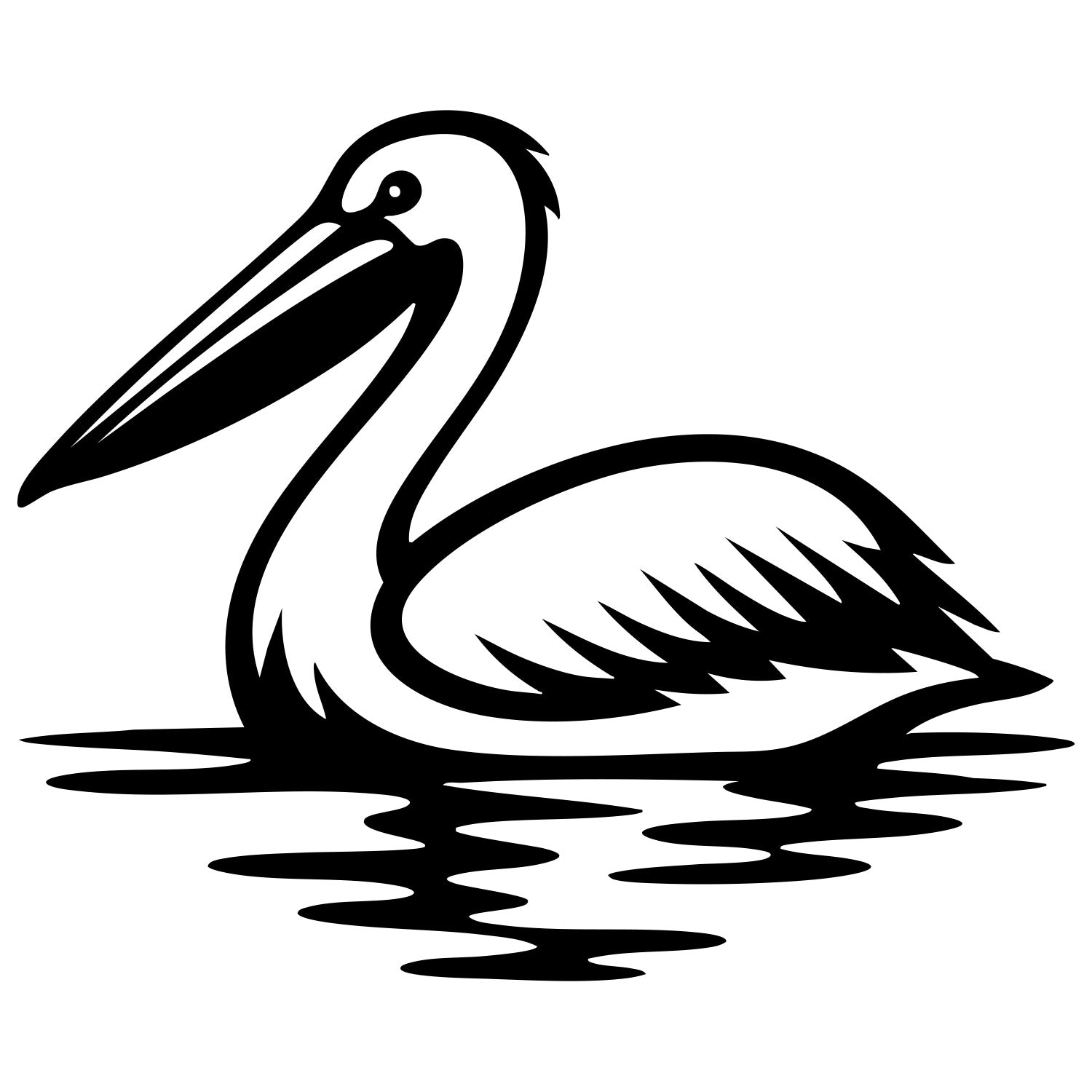 Pelican DXF File – CNC Cutting Design | ABPELICAN47