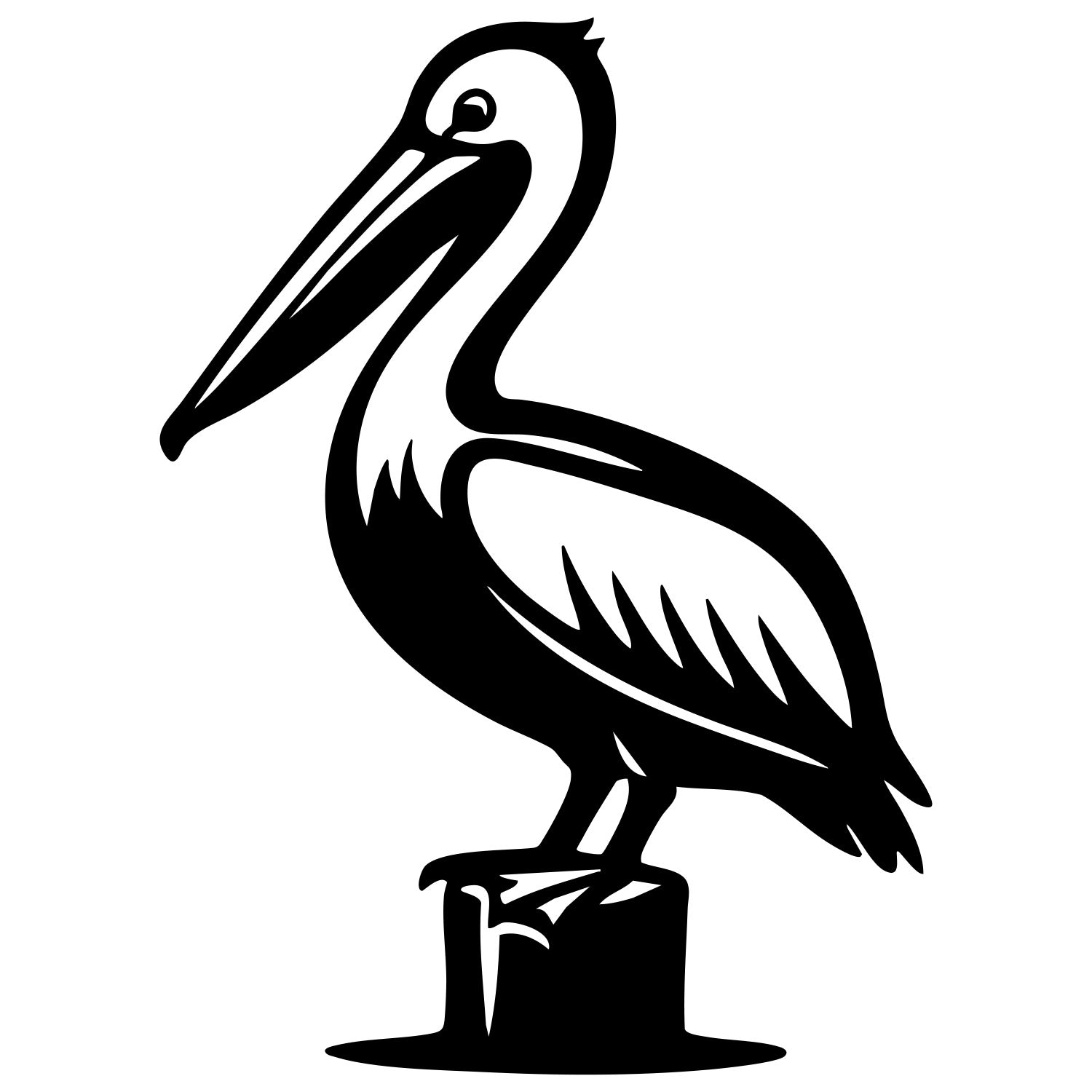 Pelican DXF File – CNC Cutting Design | ABPELICAN5