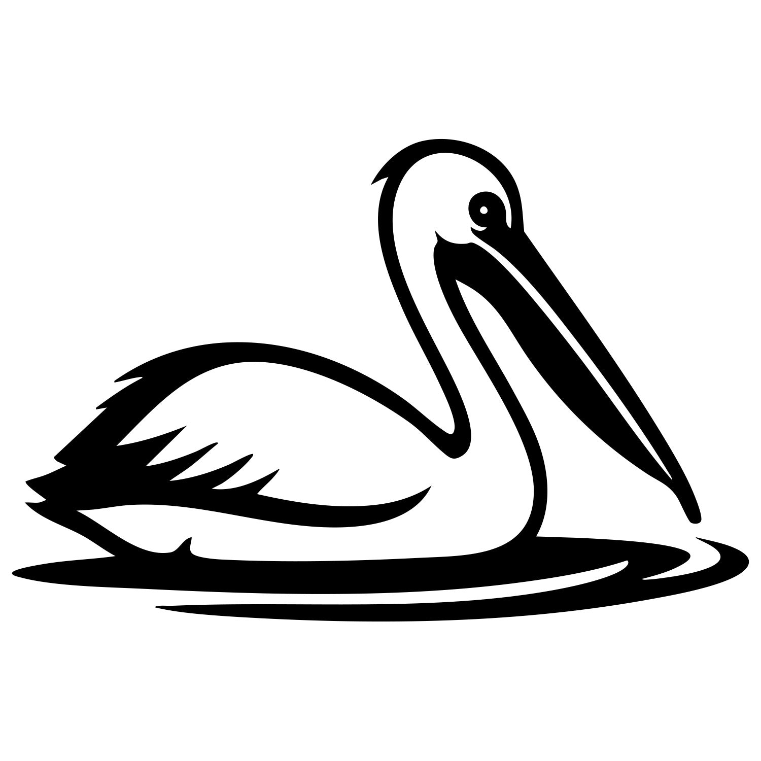 Pelican DXF File – CNC Cutting Design | ABPELICAN50