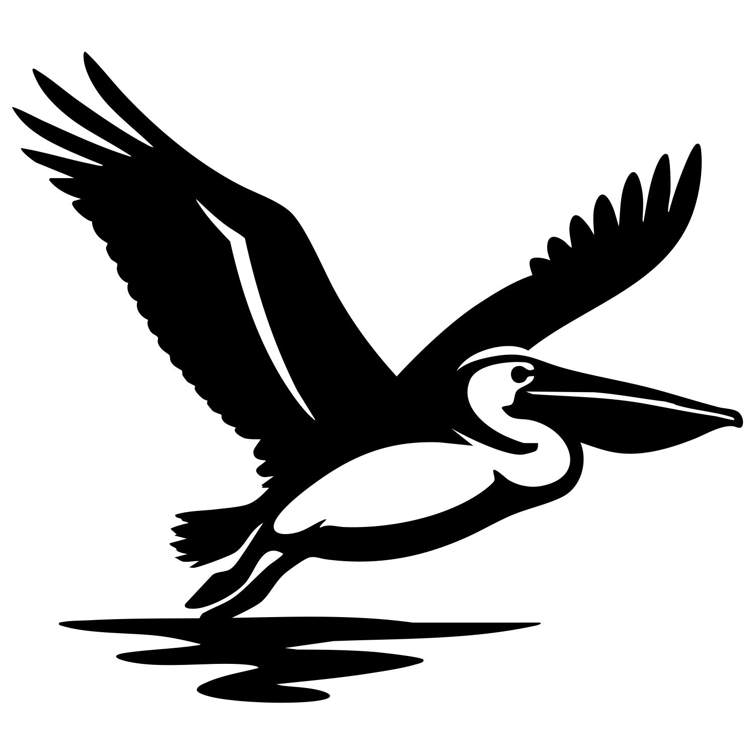 Pelican DXF File – CNC Cutting Design | ABPELICAN56