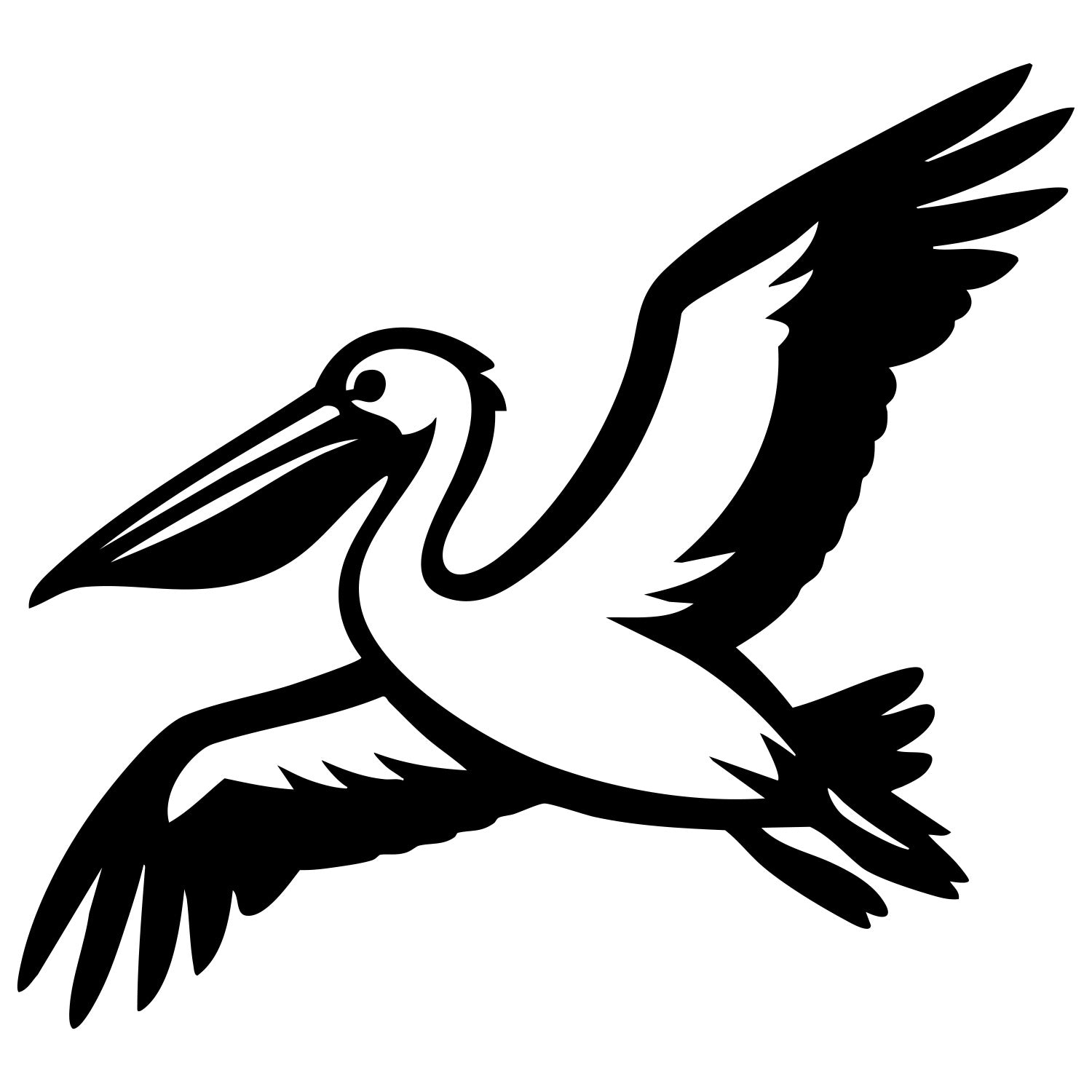 Pelican DXF File – CNC Cutting Design | ABPELICAN63