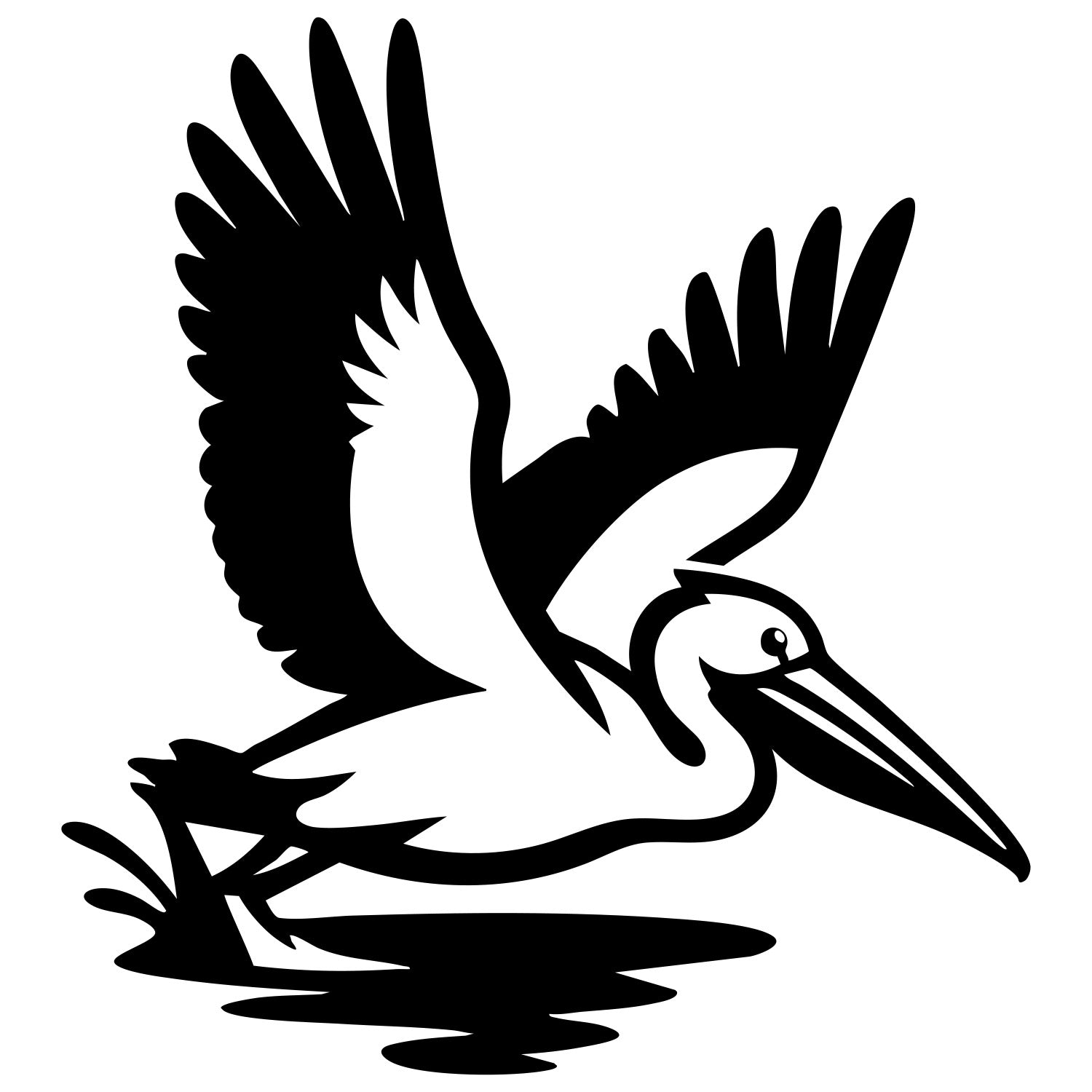 Pelican DXF File – CNC Cutting Design | ABPELICAN67