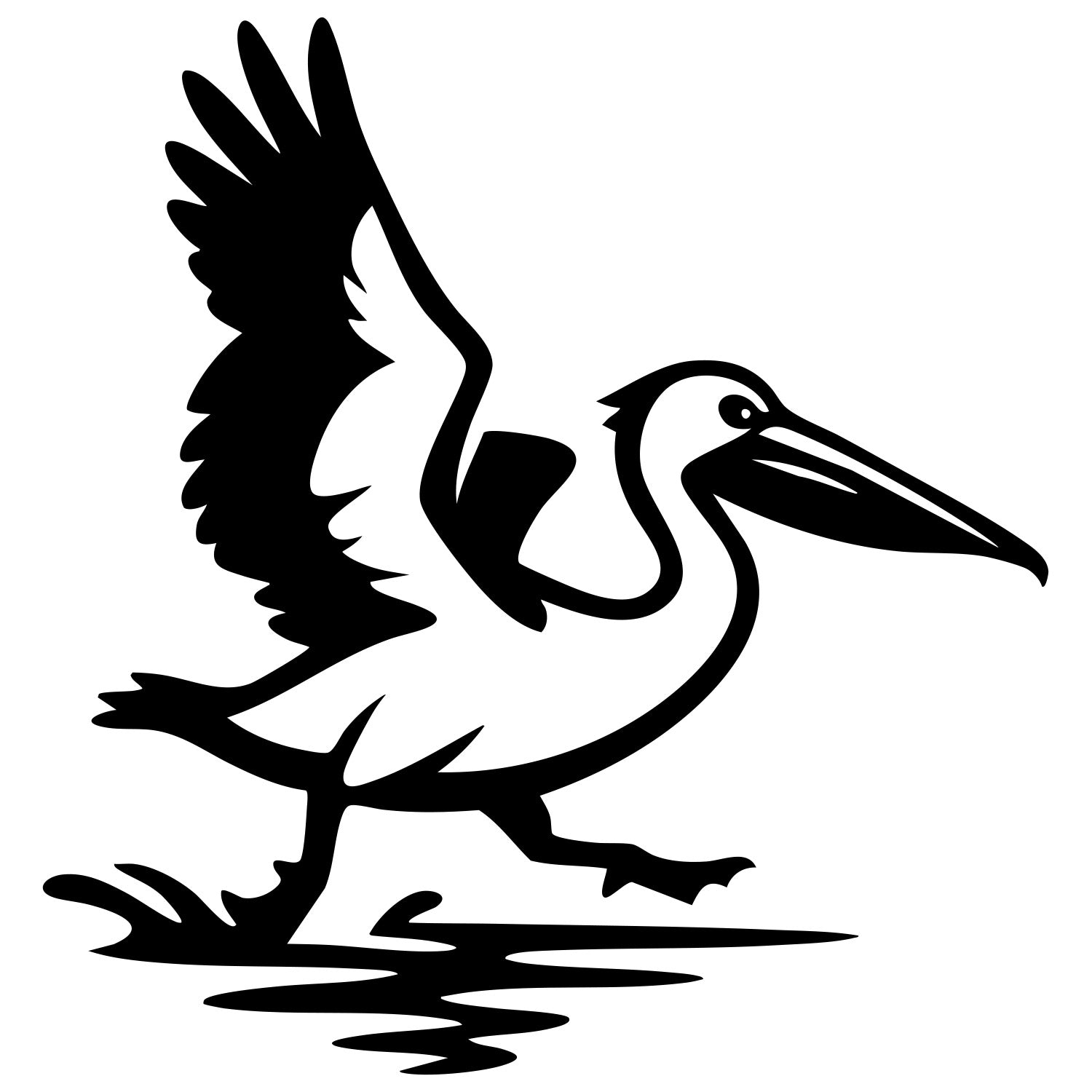 Pelican DXF File – CNC Cutting Design | ABPELICAN74