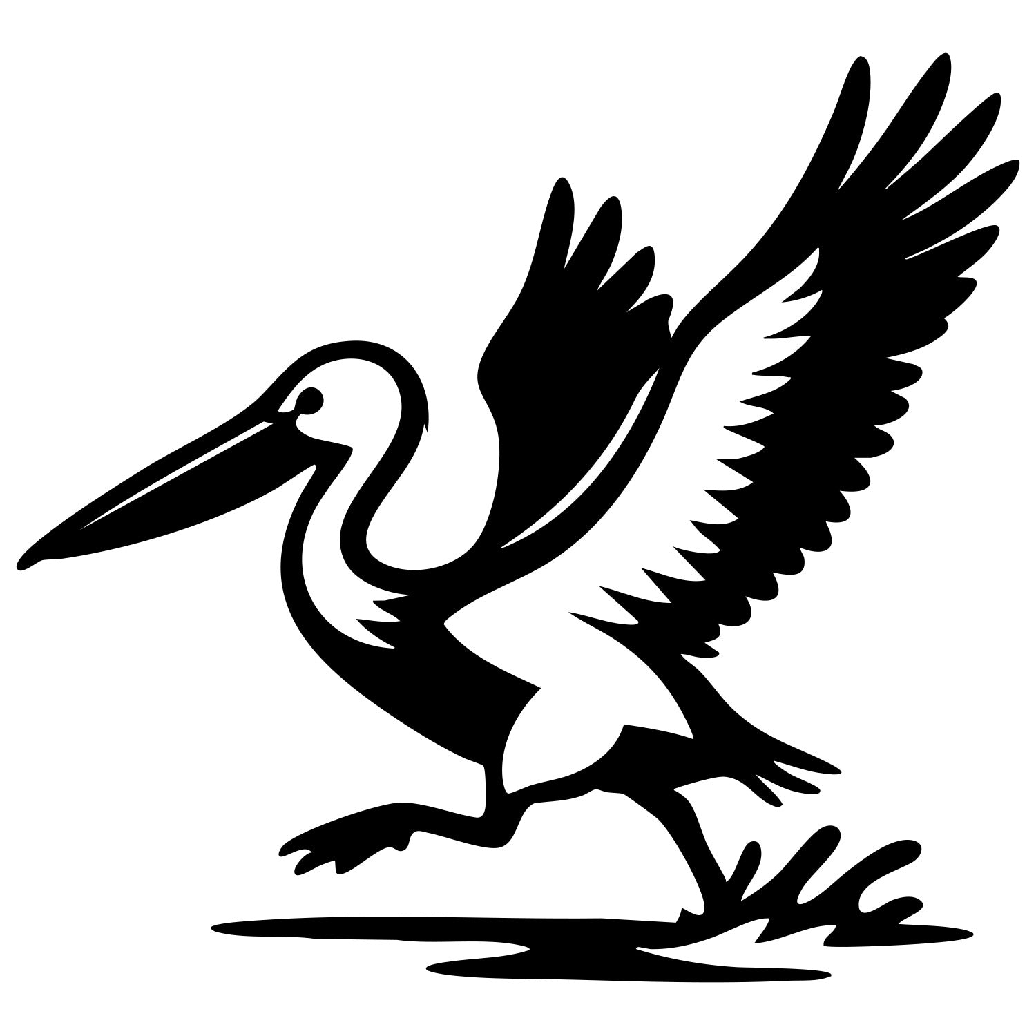 Pelican DXF File – CNC Cutting Design | ABPELICAN77