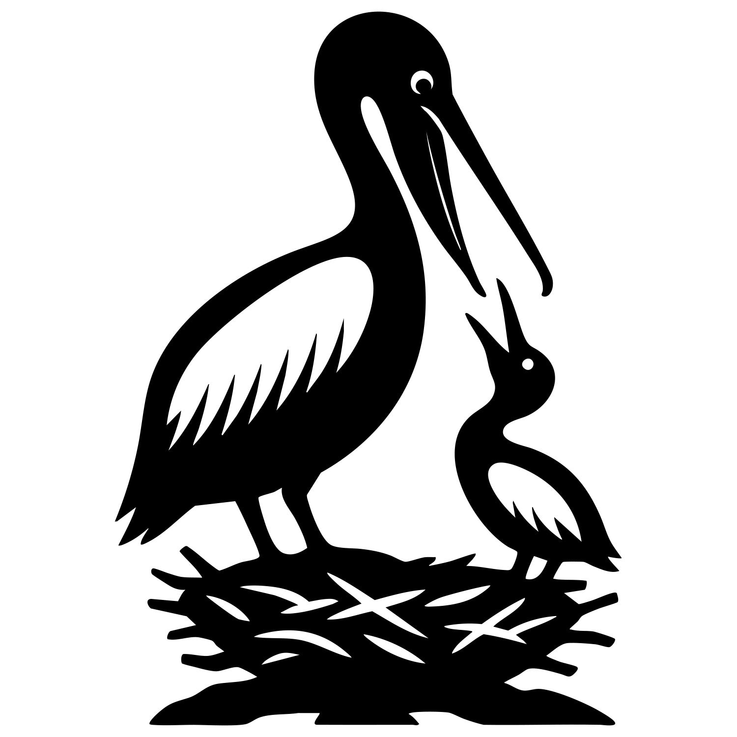 Pelican DXF File – CNC Cutting Design | ABPELICAN86