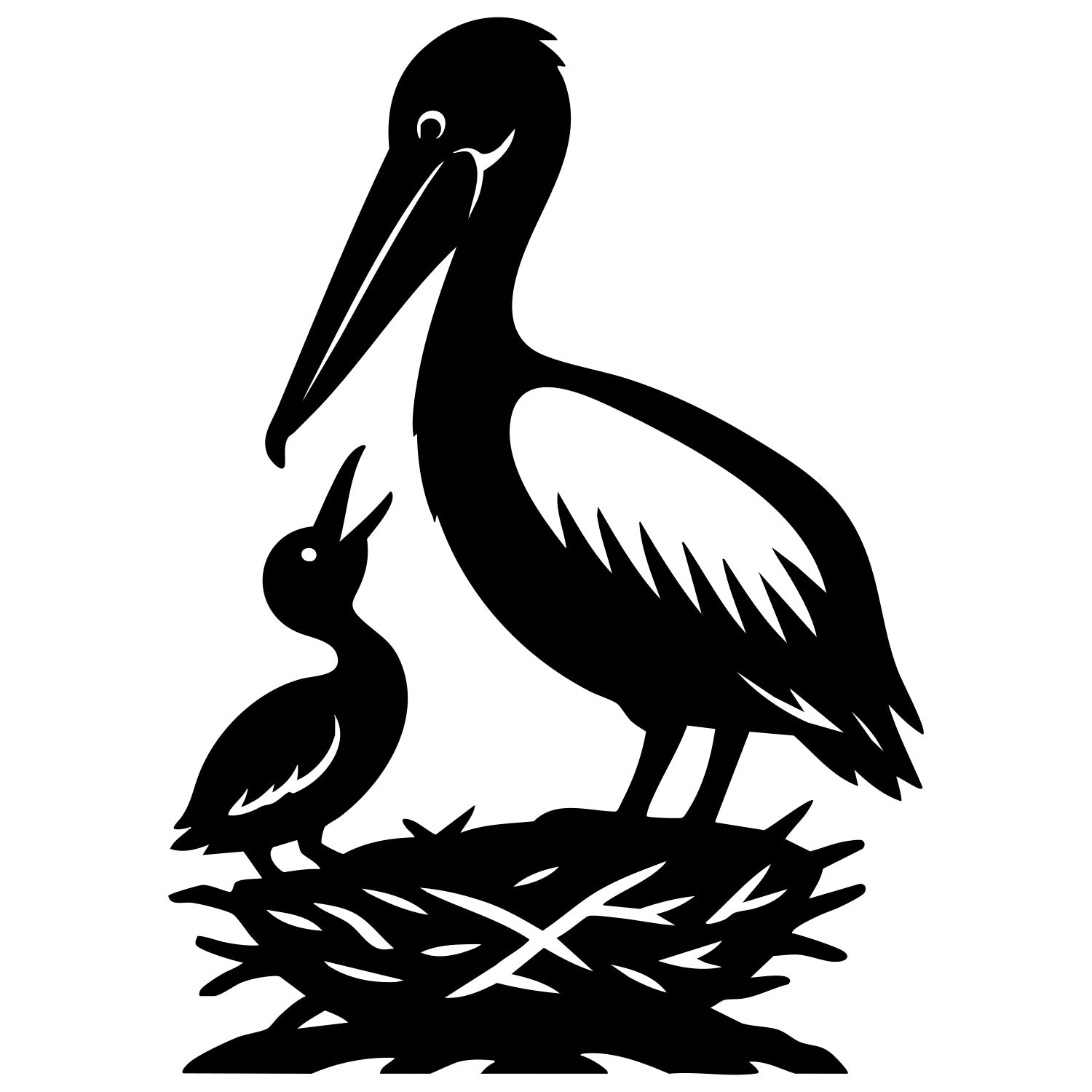 Pelican DXF File – CNC Cutting Design | ABPELICAN87