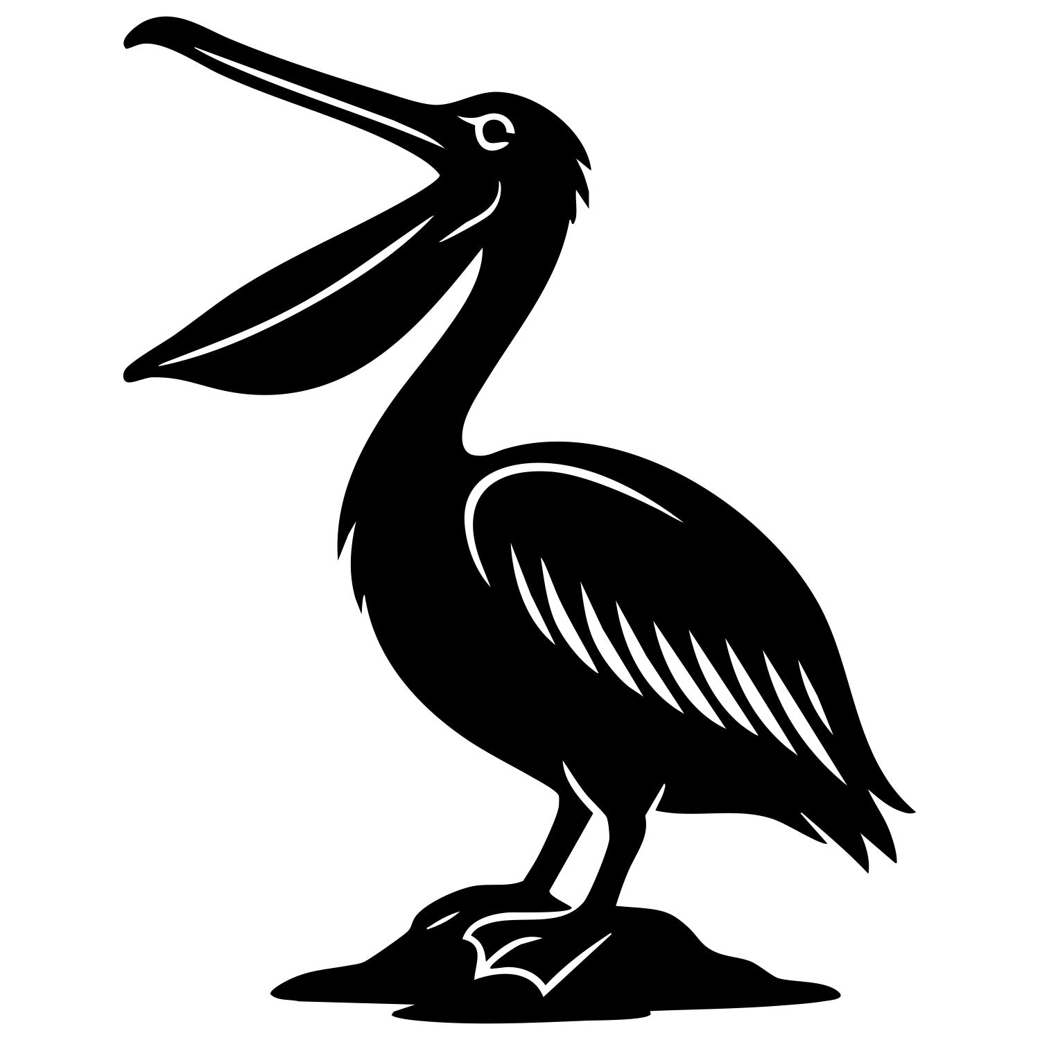 Pelican DXF File – CNC Cutting Design | ABPELICAN88