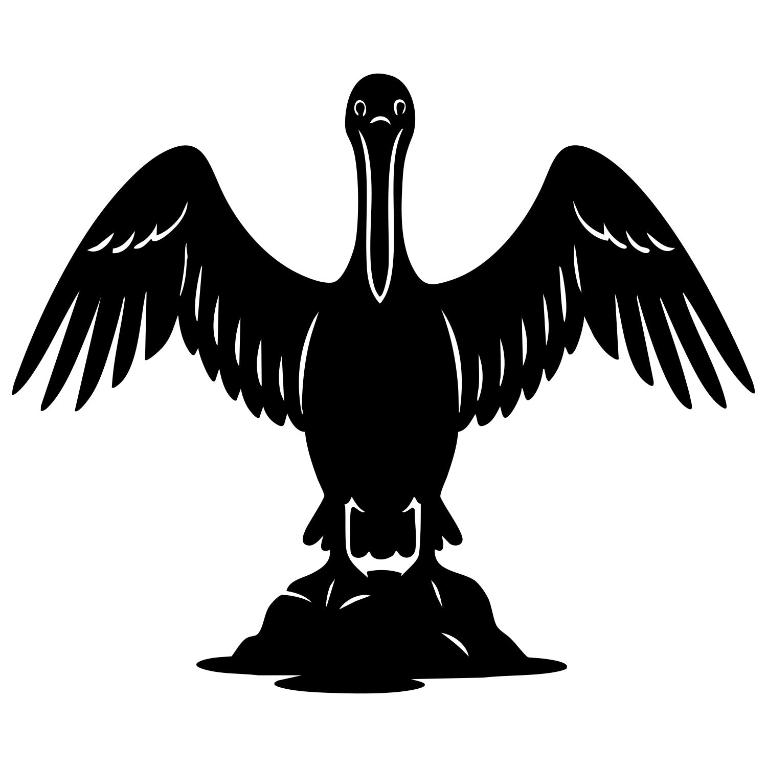 Pelican DXF File – CNC Cutting Design | ABPELICAN89