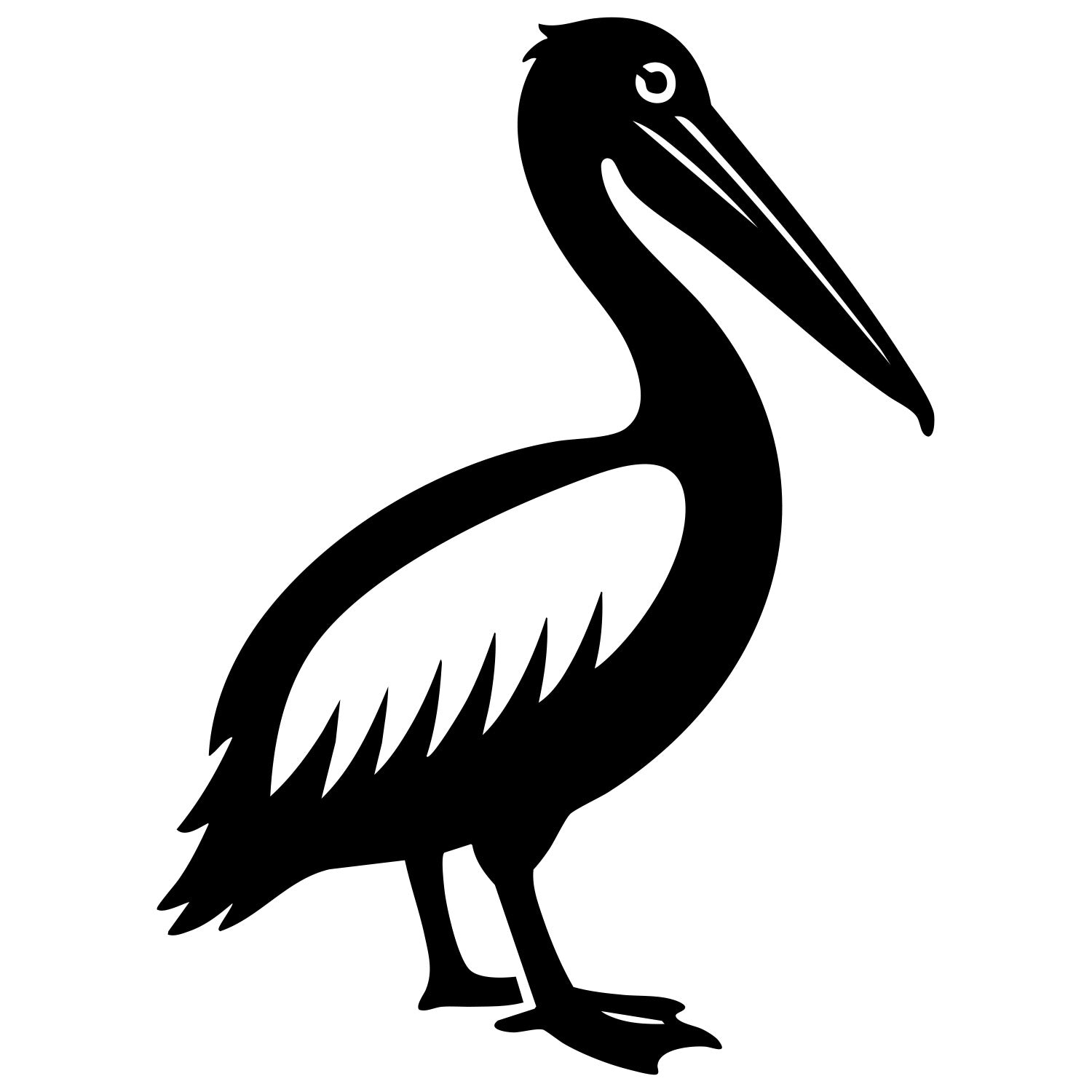 Pelican DXF File – CNC Cutting Design | ABPELICAN91