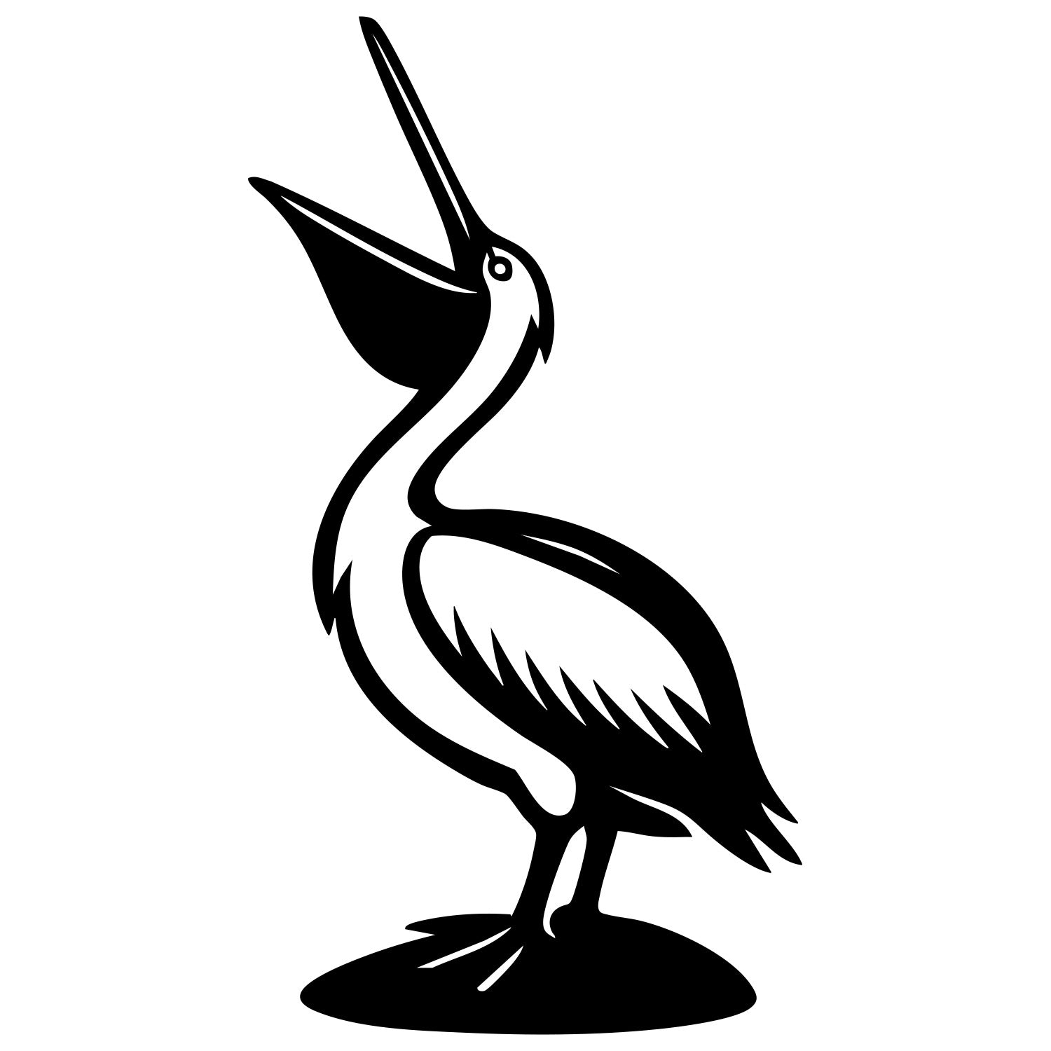 Pelican DXF File – CNC Cutting Design | ABPELICAN95