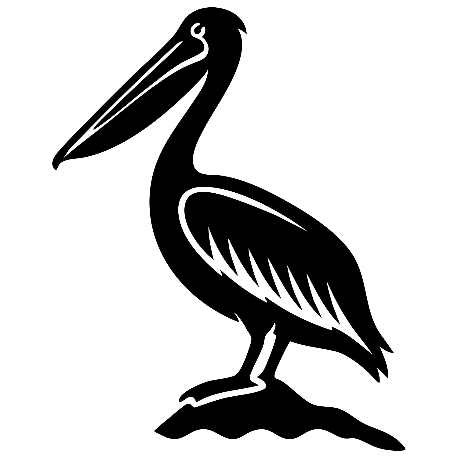 Pelican DXF File – CNC Cutting Design | ABPELICAN97