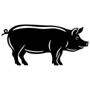 Pig Silhouette DXF File – CNC Cutting Design | AFPIG1