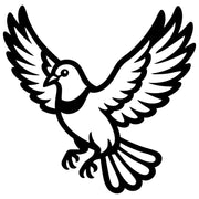 Pigeon DXF File – CNC Cutting Design | ABPIGEON10