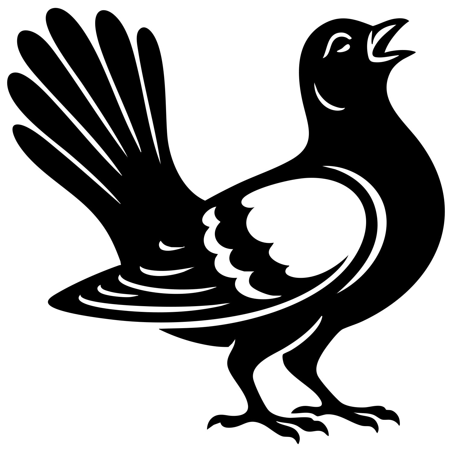 Pigeon DXF File – CNC Cutting Design | ABPIGEON102