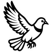 Pigeon DXF File – CNC Cutting Design | ABPIGEON11