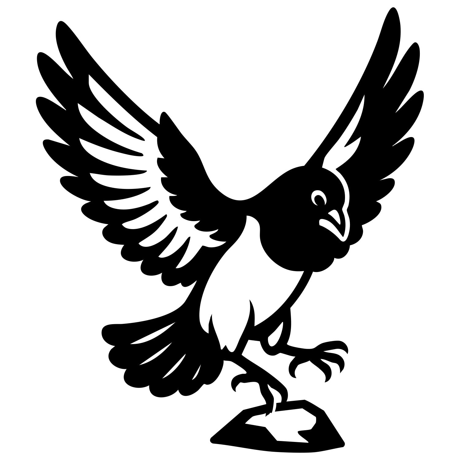 Pigeon DXF File – CNC Cutting Design | ABPIGEON15