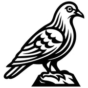 Pigeon DXF File – CNC Cutting Design | ABPIGEON4