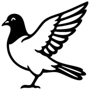 Pigeon DXF File – CNC Cutting Design | ABPIGEON40