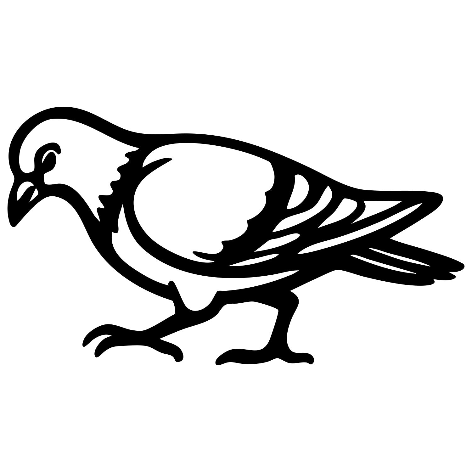 Pigeon DXF File – CNC Cutting Design | ABPIGEON54