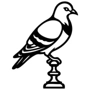 Pigeon DXF File – CNC Cutting Design | ABPIGEON66