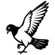 Pigeon DXF File – CNC Cutting Design | ABPIGEON68